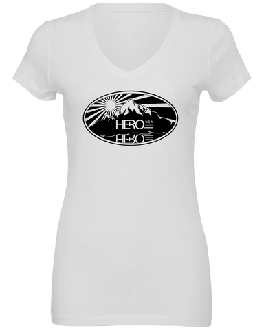 Ladies' Jersey Short Sleeve V-Neck Tee