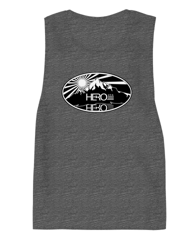 Ladies' Flowy Scoop Muscle Tank